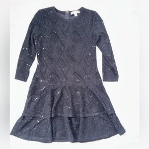 Michael Kors Sparkling Black Women’s Dress | Size L